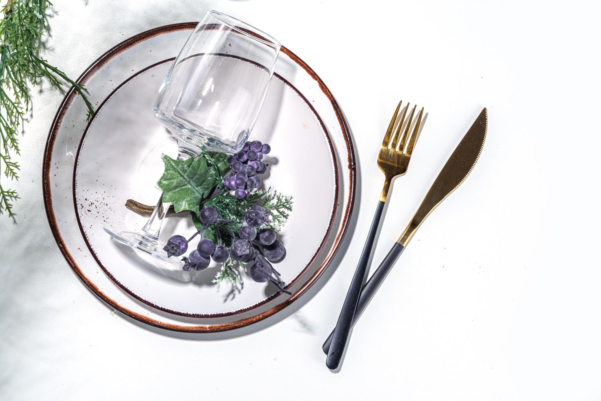 Sample plated tasting menu